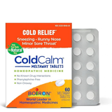 Boiron ColdCalm Tablets, Non-Drowsy Cold Relief, Sneezing & Runny Nose, 60 Ct