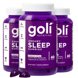Goli Dreamy Sleep Gummies, Melatonin, Magnesium & Lemon Balm, Vegan, 180 Ct