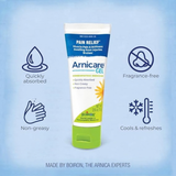 Boiron Arnicare Gel 2.6 oz, Arnica Gel for Muscle & Joint Pain, Non-Greasy
